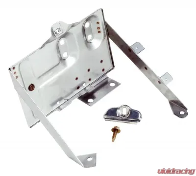 RT Offroad Stainless Battery Tray 76-86 Jeep CJ-5, CJ-7, CJ-8; Incl. Tray, Clamp and Bolt Jeep - RT34020