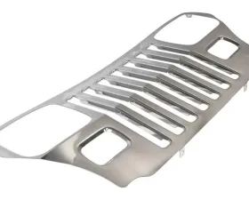 RT Offroad Stainless Steel Grille Overlay for 1987-1995 Jeep YJ Wrangler Jeep Wrangler 1987-1995