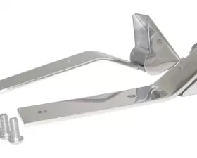 RT Offroad Stainless Tailgate Hinge Set, Upper & Lower Jeep Wrangler 1987-1995