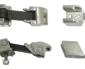 RT Offroad Left & Right Stainless Steel Hood Catch Kit Jeep 2007-2018 JK Wrangler Jeep Wrangler 2007-2018