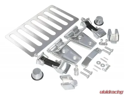 RT Offroad 7-Piece Chrome Plastic Grille Inserts for Jeep JK Wrangler; Snap-In Pieces Jeep Wrangler 2007-2018 - RT34077