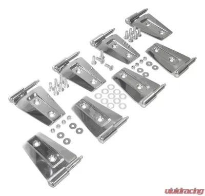 RT Offroad Stainless Steel Door Hinge Kit For 2007-2018 Jeep JK Wrangler w/ 4 Doors Jeep Wrangler 2007-2018 - RT34079