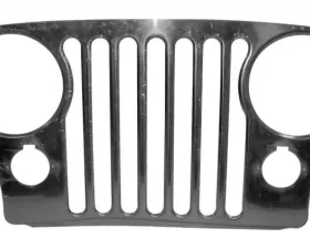 RT Offroad Stainless Steel Grille Overlay for 1972-1986 Jeep CJs Jeep