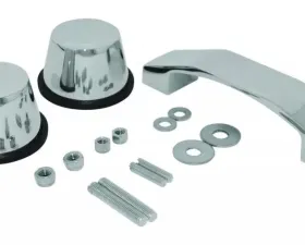 RT Offroad Stainless Steel Windshield Tie Down Kit for 2007-2018 Jeep JK Wrangler Jeep Wrangler 2007-2018