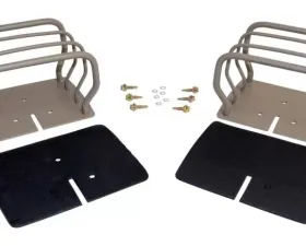 RT Offroad Titanium Finish Euro Tail Lamp Guard Set for 76-86 CJ-7, CJ-8, YJ, TJ Wranglers Jeep