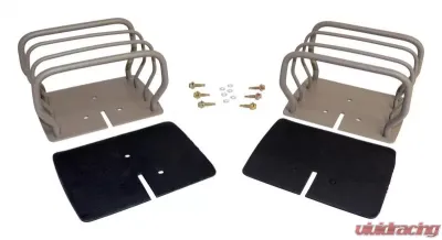 RT Offroad Titanium Finish Euro Tail Lamp Guard Set for 76-86 CJ-7, CJ-8, YJ, TJ Wranglers Jeep - RT34098