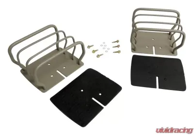 RT Offroad Titanium Finish Euro Tail Lamp Guard Set for 76-86 CJ-7, CJ-8, YJ, TJ Wranglers Jeep - RT34098