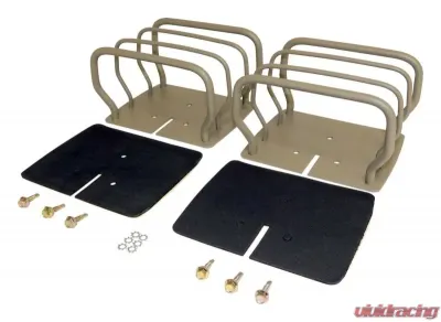 RT Offroad Titanium Finish Euro Tail Lamp Guard Set for 76-86 CJ-7, CJ-8, YJ, TJ Wranglers Jeep - RT34098