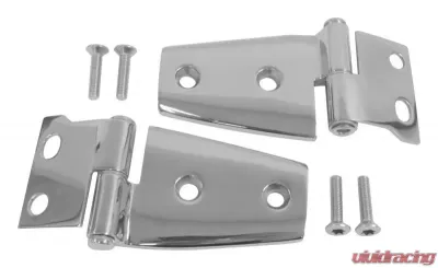 RT Offroad Stainless Steel Hood Hinge Set for 07-18 Jeep JK Wrangler; Incl. 2 Hinges Jeep Wrangler 2007-2018 - RT34100