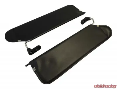 RT Offroad Black Sun Visor Set for 2003-2006 Jeep TJ Wrangler; Set of 2 Jeep 2003-2006 - RT52001