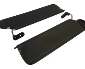 RT Offroad Dark Gray (Agate) Sun Visor Set for 2003-2006 Jeep TJ Wrangler; Set of 2 Jeep 2003-2006