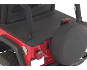 RT Offroad Black Denim Tonneau Cover for 1987-1991 Jeep YJ Wrangler. Hardware Included Jeep Wrangler 1987-1991