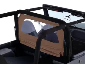 RT Offroad Spice Windbreaker for Jeep TJ, YJ Wranglers and 1980-76 CJ-5, CJ-7, CJ-8 Jeep
