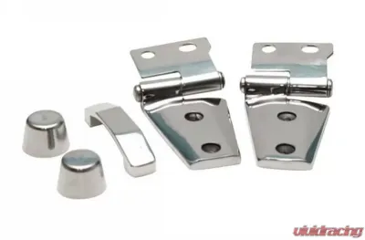 Rampage Hood Kit - hinges, hood stops, footman loop Jeep Wrangler 2007-2018 - 87466
