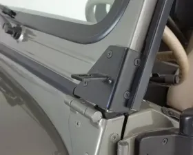 Rampage Windshield Hinge Light Brackets Jeep