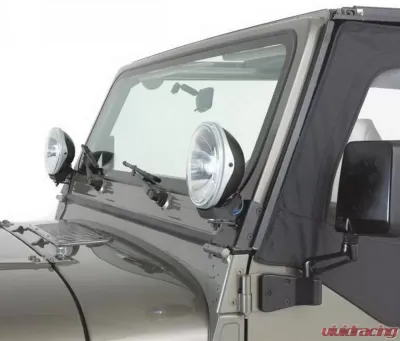 Rampage Windshield Hinge Light Brackets Jeep Wrangler 1997-2006 - 7608
