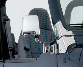 Rampage Half Door Side Mirrors Jeep Wrangler