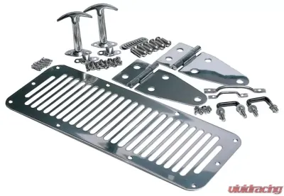 Rampage Hood Set Windshield hood stops Jeep - 7499