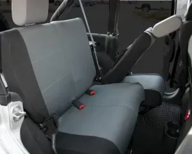 Rampage Custom Fit Polycanvas Seat Cover, Rear Set Jeep Wrangler 2007-2018
