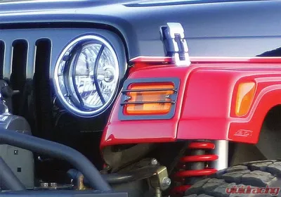 Rampage Euro Front Light Guard Kit Jeep Wrangler 1997-2006 - 5680