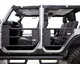 Rampage Tube Doors with Netting Jeep Wrangler 2007-2018