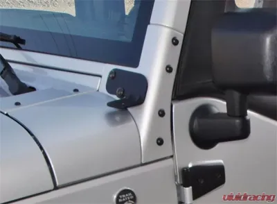 Rampage Windshield Hinge Light Brackets Jeep Wrangler 2007-2018 - 86692
