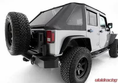Rampage TRAILCRAWLER Step Durable Rock Slider & Rocker Guard protection Jeep Wrangler 2007-2018 - 88737