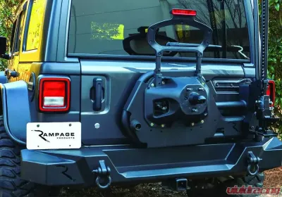 Rampage Tire Carrier for JL Jeep Wrangler 2018-2021 - 9950917