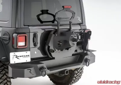 Rampage Tire Carrier for JL Jeep Wrangler 2018-2021 - 9950917