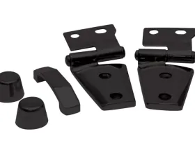 Rampage Hood Kit - hinges, hood stops, footman loop Jeep Wrangler 2007-2018