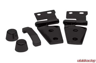 Rampage Hood Kit - hinges, hood stops, footman loop Jeep Wrangler 2007-2018 - 87666