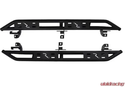 Rampage TRAILCRAWLER Step Durable Rock Slider & Rocker Guard protection Jeep Wrangler 2007-2018 - 88737