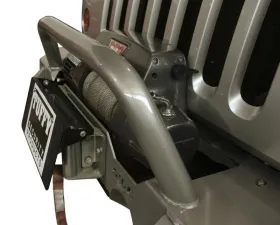 Tuffy Security Winch Roller Fairled Black Flip-Up License Plate Holder