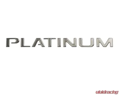 Tufskinz "Platinum" Tailgate Letter Inserts Fits 2015-2017 Ford F-150 Platinum 8 Piece Kit In Caribou - FDD001-CAR-G