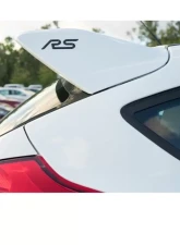Tufskinz "RS" Rear Spoiler Letter Inserts Fits 2016-2018 Ford Focus RS 2 Piece Kit In Domed Carbon Fiber                                     - FOC001-DCF-G - Image 5