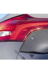 Tufskinz Fuel Cover Fits 2015-2018 Ford Focus RS St 1 Piece Kit In Domed Carbon Fiber                                     - FOC002-DCF-G - Image 3
