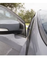 Tufskinz A-Door Pillar Overlay Fits 2015-2018 Ford Focus RS St 5 Piece Kit In Domed Carbon Fiber                                     - FOC004-DCF-G - Image 4