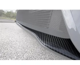 Tufskinz Front Splitter Accent Fits 2016-2018 Ford Focus RS 1 Piece Kit In Domed Carbon Fiber