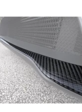 Tufskinz Front Splitter Accent Fits 2016-2018 Ford Focus RS 1 Piece Kit In Domed Carbon Fiber                                     - FOC006-DCF-G - Image 3