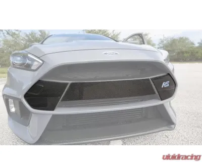 Tufskinz Front Bumper Garnish Fits 2016-2018 Ford Focus RS 4 Piece Kit In Domed Carbon Fiber - FOC007-DCF-G