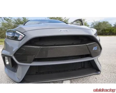 Tufskinz Front Bumper Garnish Fits 2016-2018 Ford Focus RS 4 Piece Kit In Domed Carbon Fiber - FOC007-DCF-G