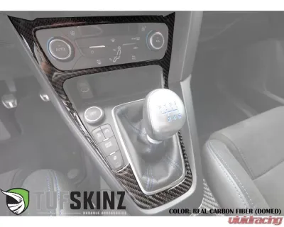Tufskinz Interior Dash Kit Fits 2015-2018 Ford Focus RS St 10 Piece Kit In Domed Carbon Fiber - FOC010-DCF-G