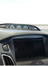 Tufskinz (LHD) Gauge Cluster Accent Fits 2015-2018 Ford Focus RS St 2 Piece Kit In Raw Carbon Fiber                                     - FOC012-RCF-X - Image 2