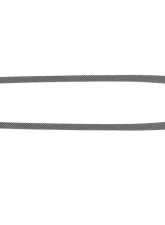 Tufskinz Windshield Trim Accent Kit Fits 2015-2018 Ford Focus RS St 2 Piece Kit In Raw Carbon Fiber                                     - FOC013-RCF-X - Image 2