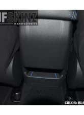 Tufskinz Interior Cup Holder Inserts Fits 2016-2018 Ford Focus RS 15 Piece Kit In Black/Blue                                     - FOC018-FBL-X - Image 8