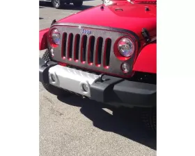 Tufskinz Front Hood Guard Fits 2007-2018 Jeep Wrangler Jk 4 Piece Kit In Raw Carbon Fiber