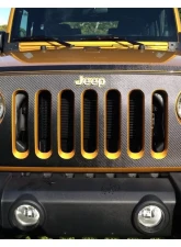 Tufskinz 2 Door Exterior Trim Kit Fits 2007-2018 Jeep Wrangler Jk(2 Door) 25 Piece Kit In Raw Carbon Fiber                                     - JEP003-RCFMP-X - Image 4