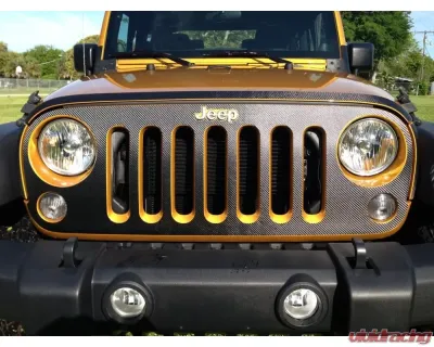 Tufskinz 2 Door Exterior Trim Kit Fits 2007-2018 Jeep Wrangler Jk(2 Door) 25 Piece Kit In Raw Carbon Fiber - JEP003-RCFMP-X