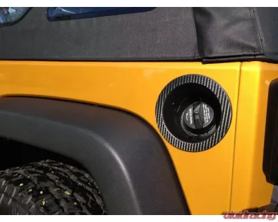 Tufskinz 2 Door Exterior Trim Kit Fits 2007-2018 Jeep Wrangler Jk(2 Door) 25 Piece Kit In Raw Carbon Fiber - JEP003-RCFMP-X