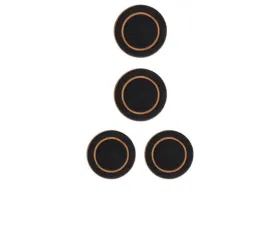 Tufskinz Interior Cup Holder Inserts Fits 2007-2018 Wrangler Jk 4 Piece Kit In Black/Tan